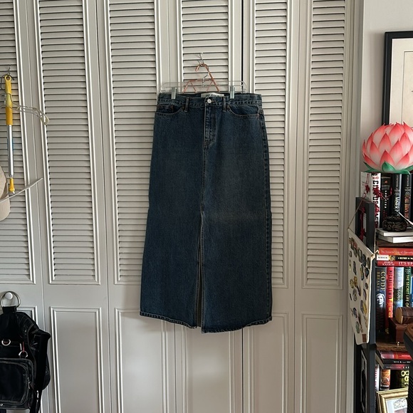 jean maxi skirt - Picture 3 of 5